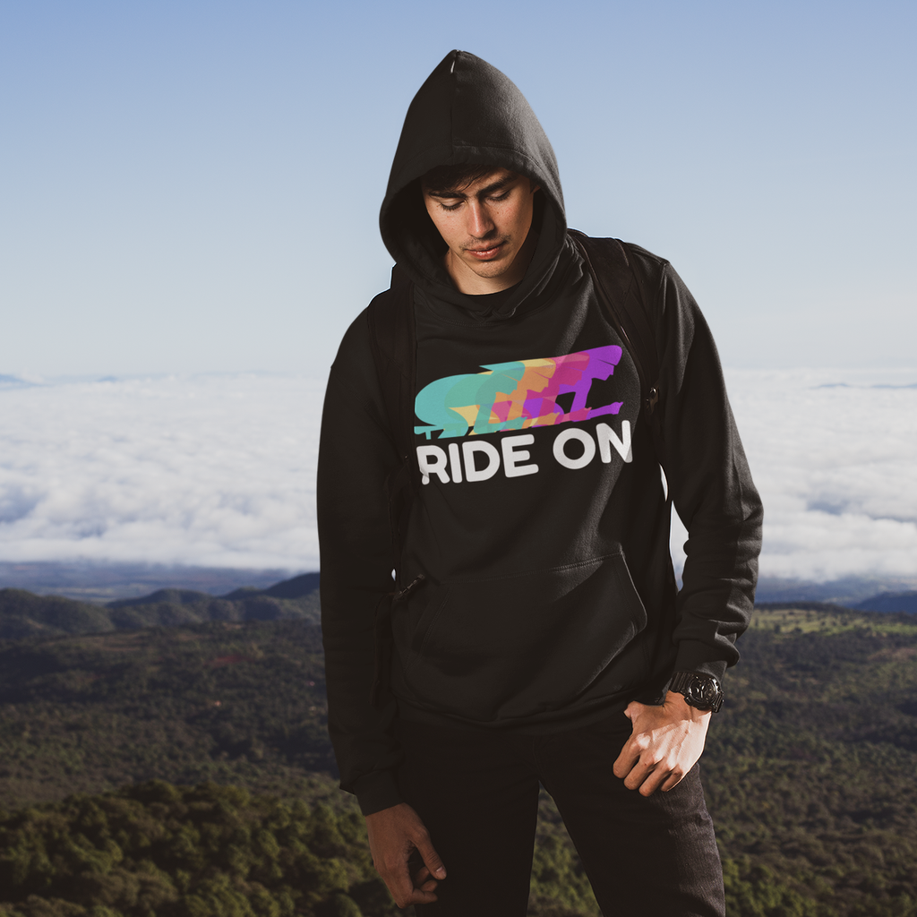 Ride On Four Bikers Unisex Hoodie